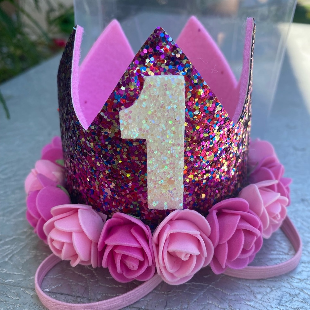 Birthday crown 1st birthday